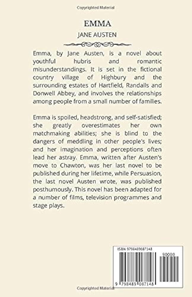 洋書 EMMA Emma: 1815 Classic Novel: Austen, Jane: 9798489087148